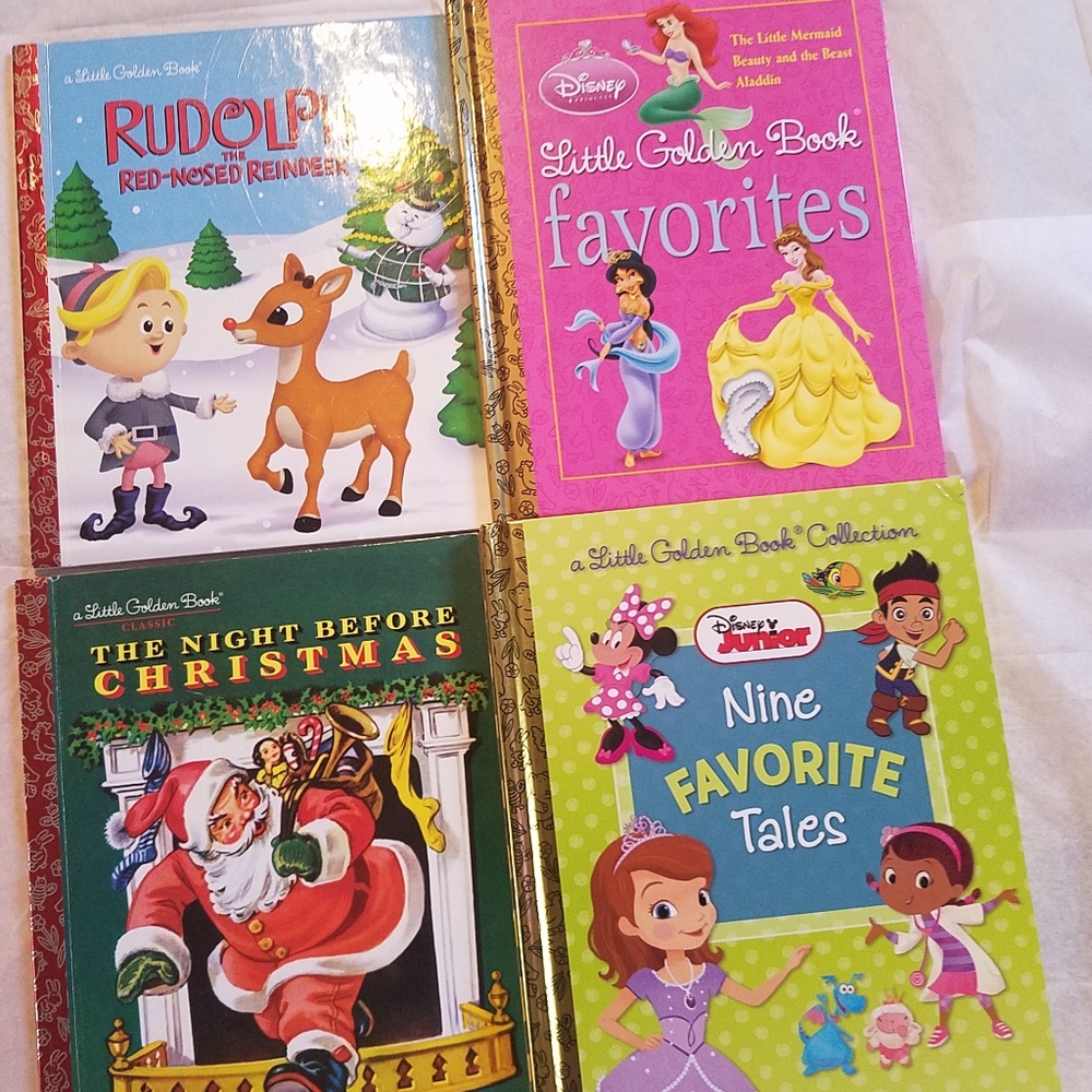 4 " A little Golden book", Kids fairytale for sale.